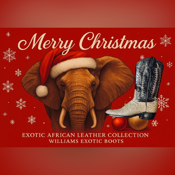 Tony Lama BlackLabelTaupe ElephantBoots Men11DExotic African LeatherHoliday Gift